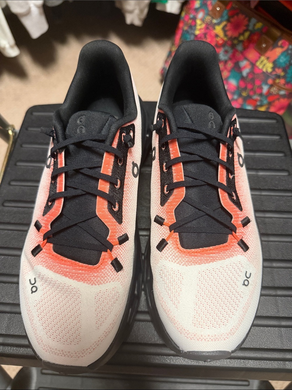 On Women's Cloudtilt Sneaker in Flame/Eclipse,